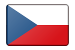 Czech Republic flag (bevelled)